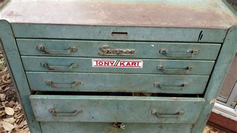 antique tool boxes metal|1950s snap on tool box.